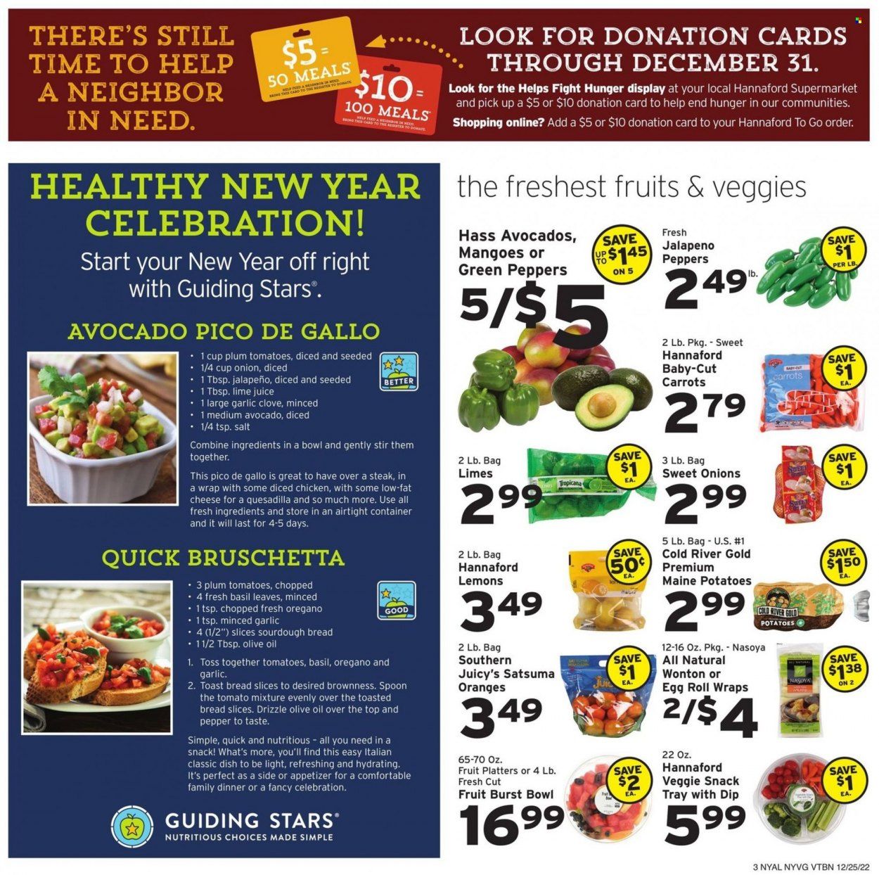 Hannaford (NY) Weekly Ad Flyer Specials December 25 to December 31, 2022