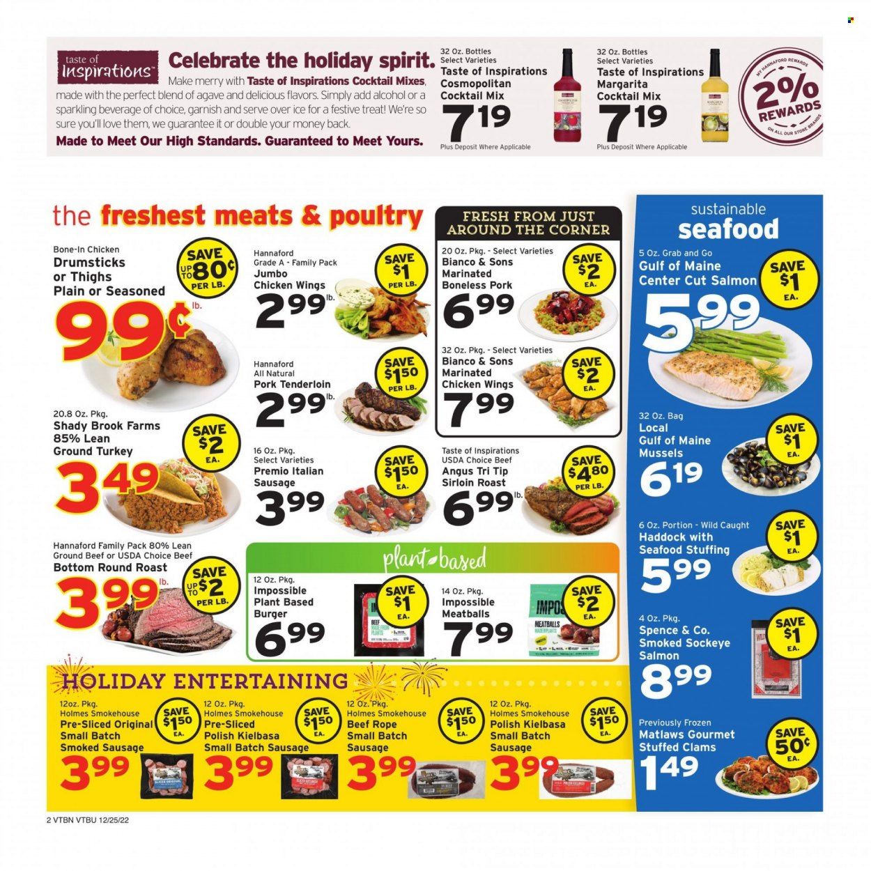 Hannaford (VT) Weekly Ad Flyer Specials December 25 to December 31, 2022
