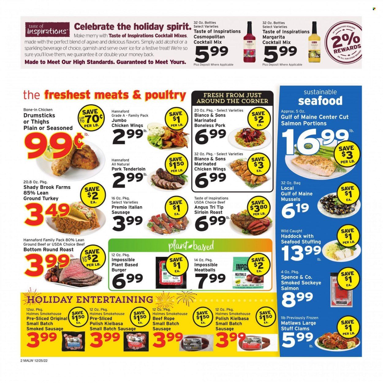 Hannaford (MA) Weekly Ad Flyer Specials December 25 to December 31, 2022