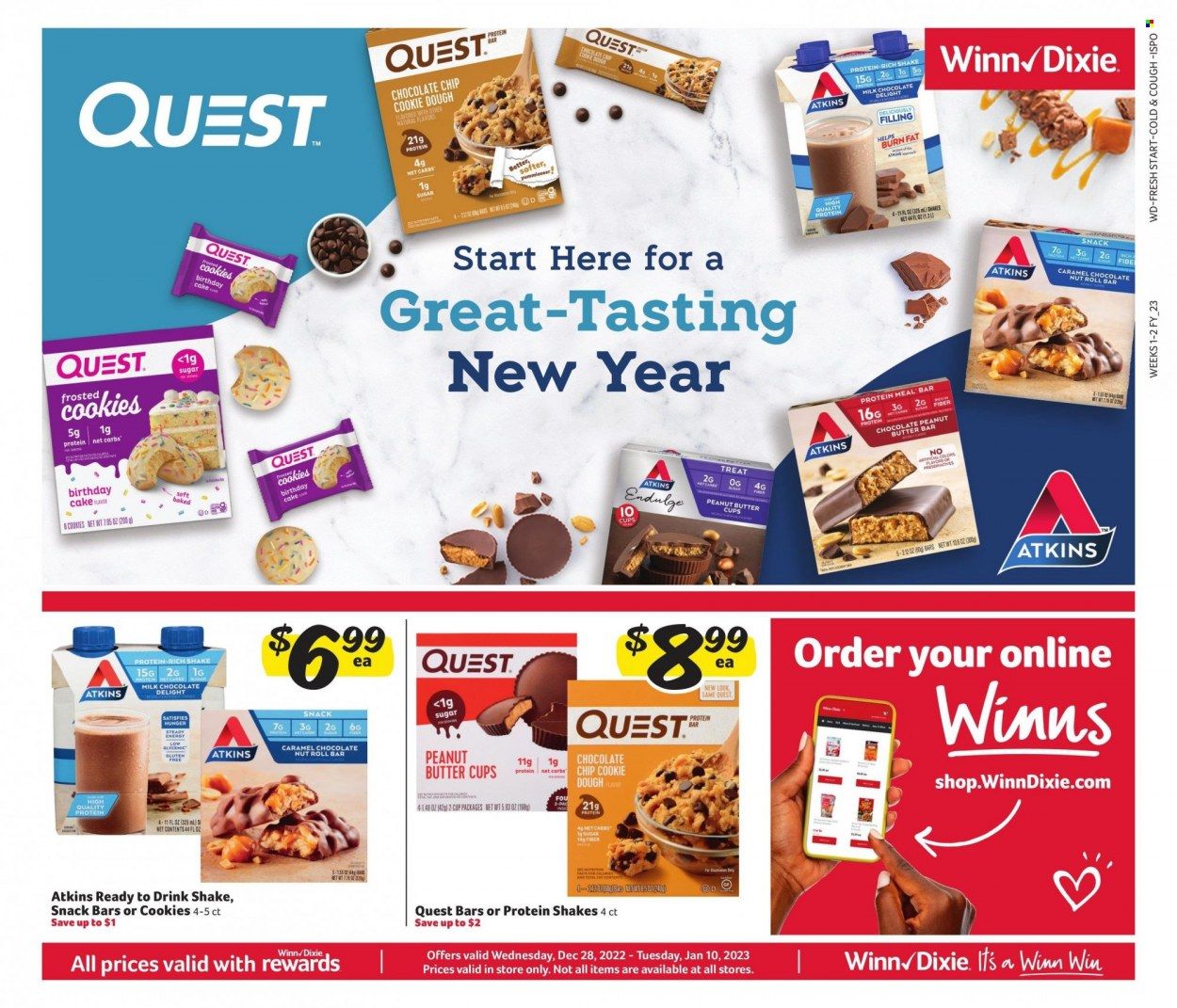 Winn Dixie (AL, FL, GA, LA) Weekly Ad Flyer Specials December 28 to January 10, 2023