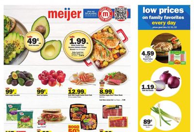 Meijer (IL) Weekly Ad Flyer Specials December 26 to December 31, 2022