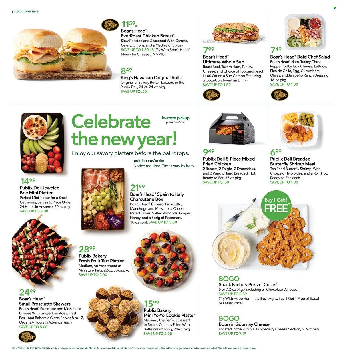 Publix (AL, FL, GA, NC, SC, TN) Weekly Ad Flyer Specials December 26 to January 1, 2023