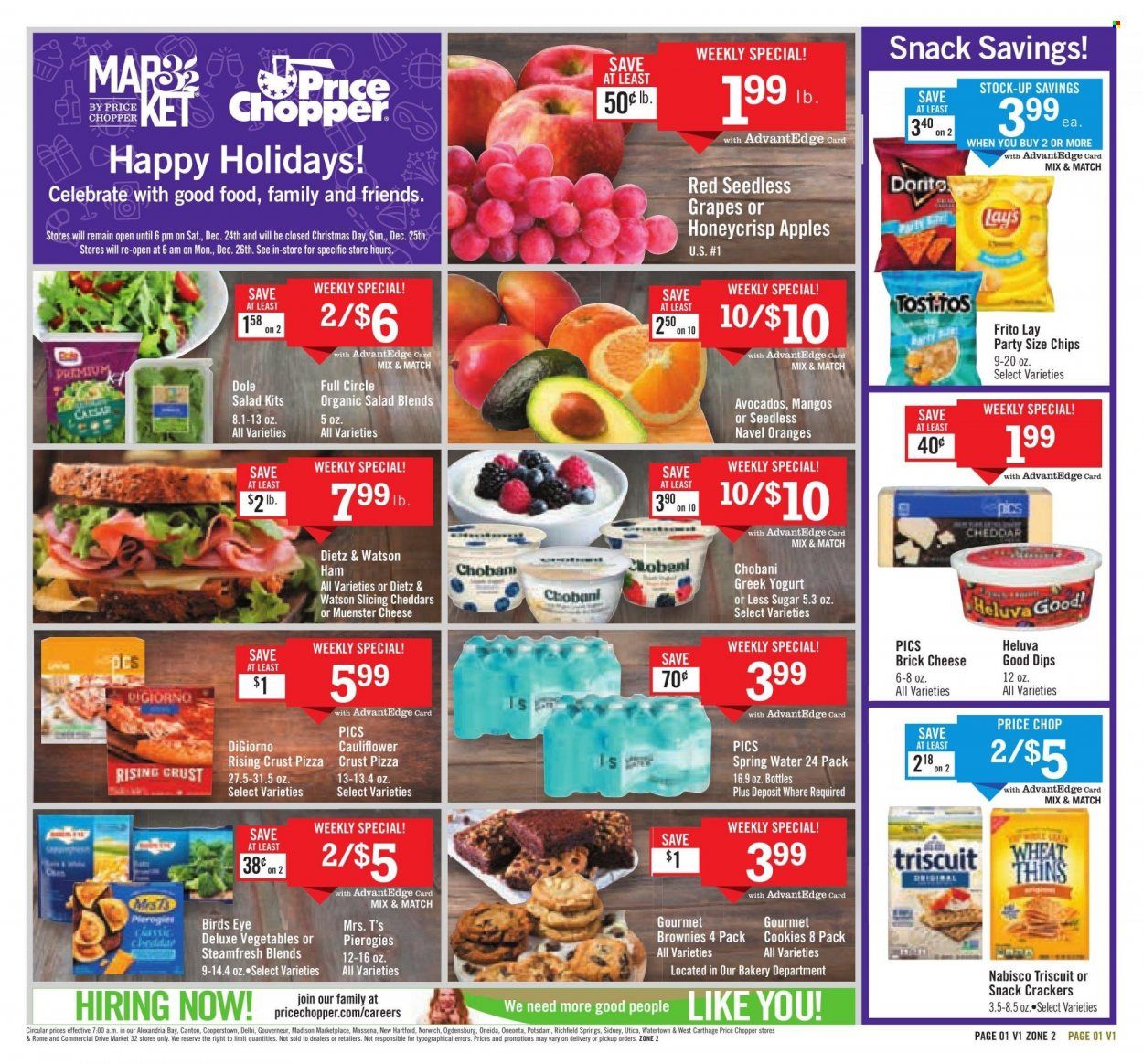 Price Chopper (CT, MA, NY, PA, VT) Weekly Ad Flyer Specials December 25 to December 31, 2022
