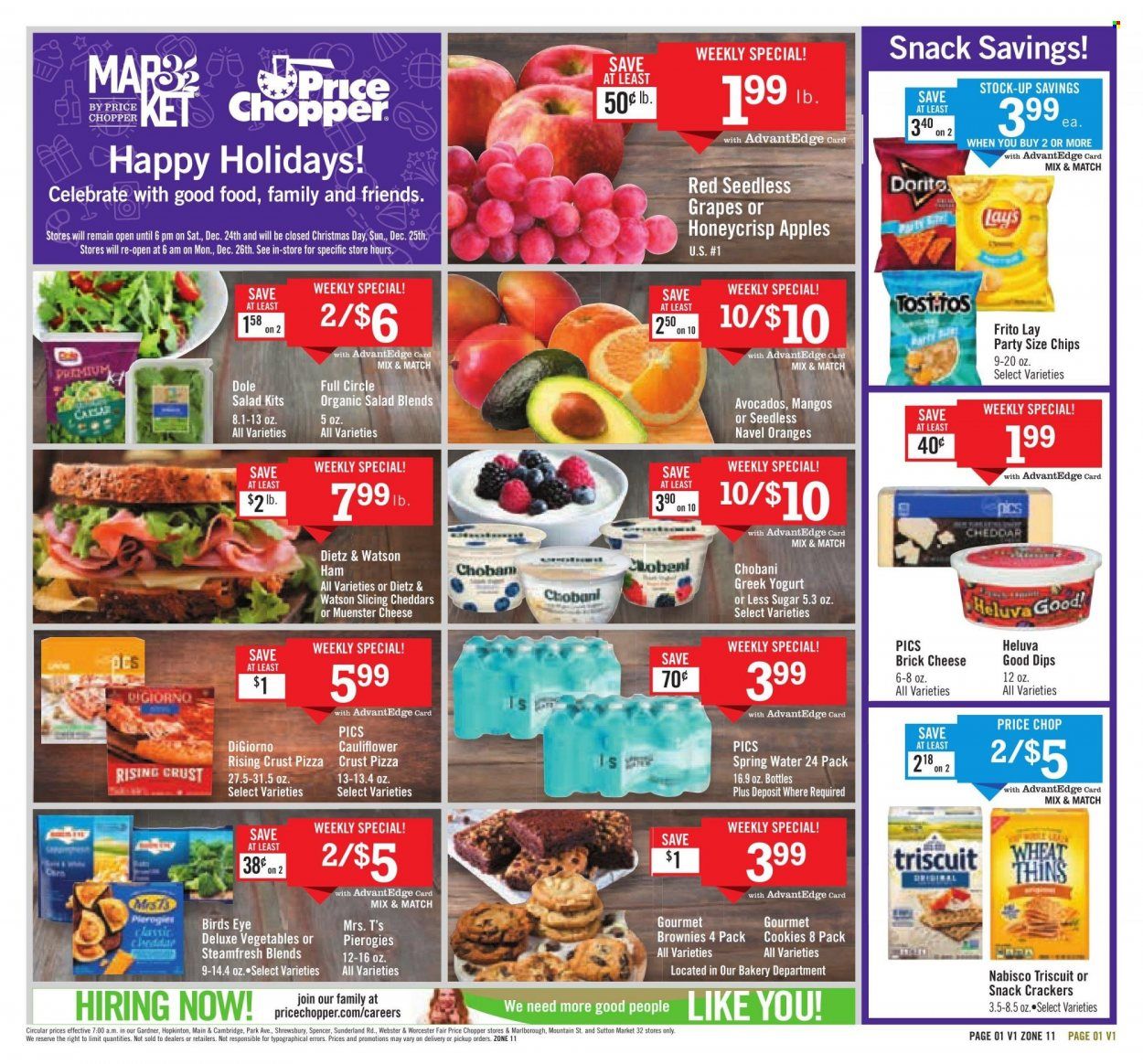 Price Chopper (MA) Weekly Ad Flyer Specials December 25 to December 31, 2022