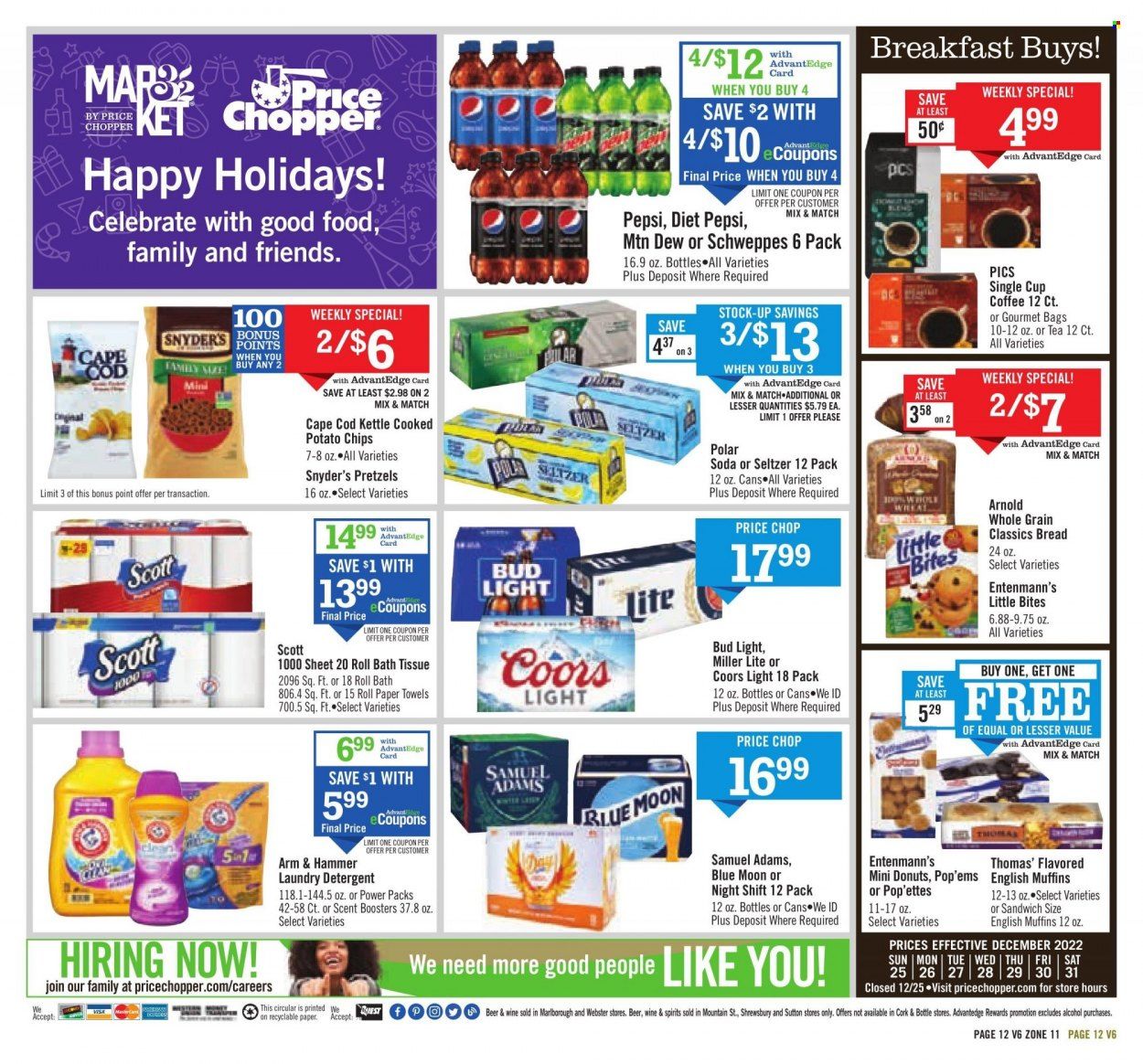 Price Chopper (MA) Weekly Ad Flyer Specials December 25 to December 31, 2022
