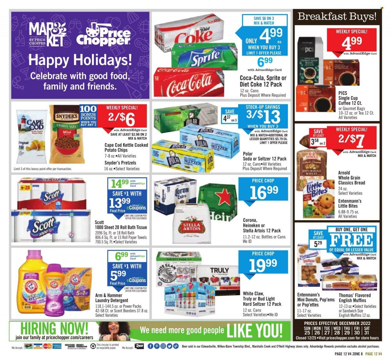 Price Chopper (PA) Weekly Ad Flyer Specials December 25 to December 31, 2022