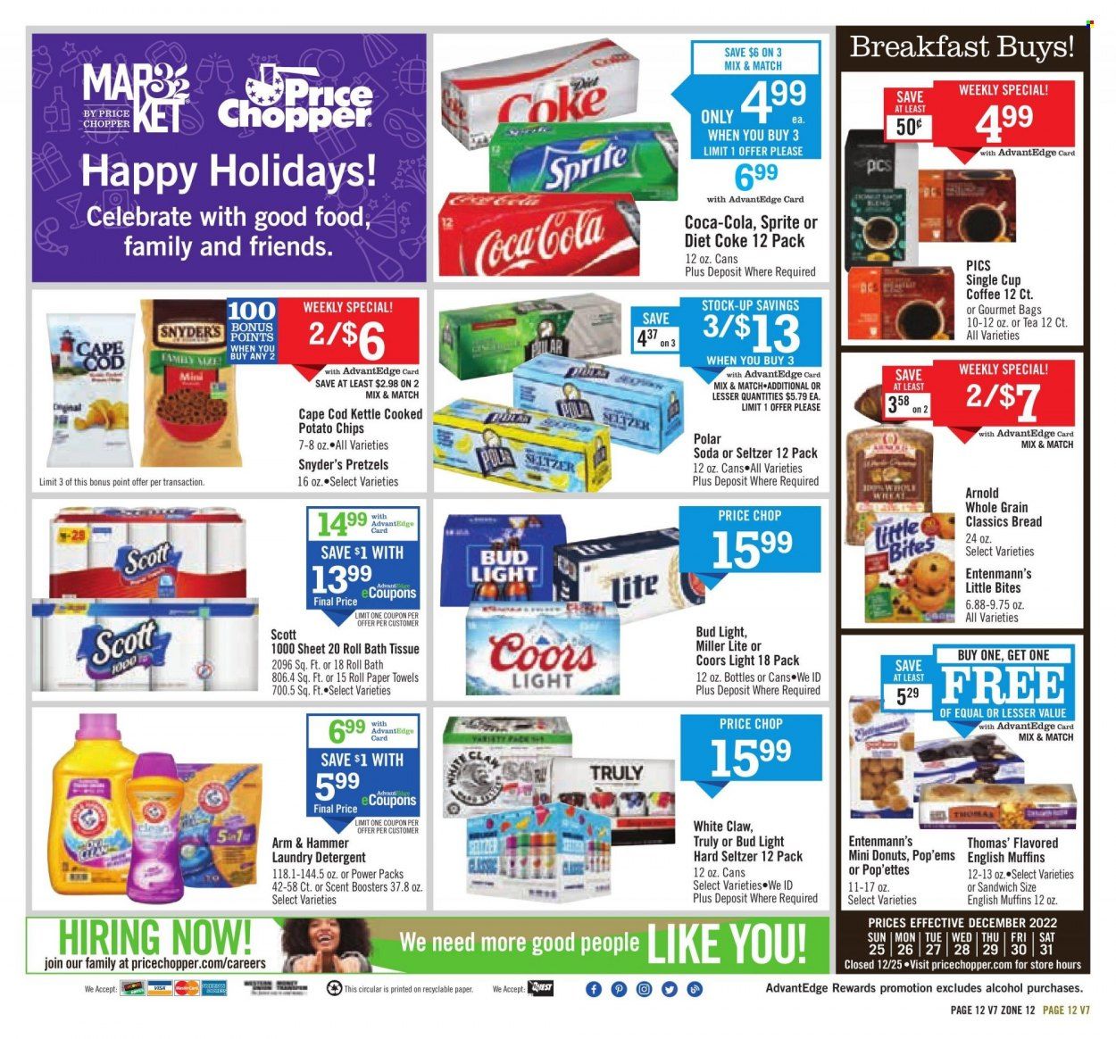 Price Chopper (VT) Weekly Ad Flyer Specials December 25 to December 31, 2022