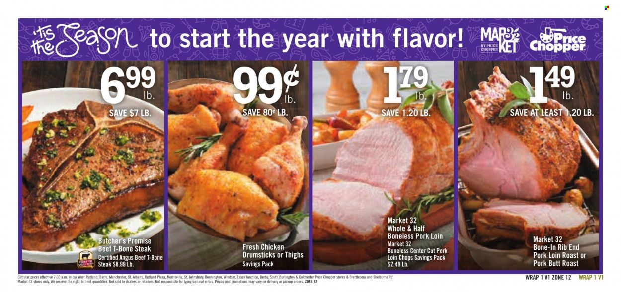 Price Chopper (VT) Weekly Ad Flyer Specials December 25 to December 31, 2022