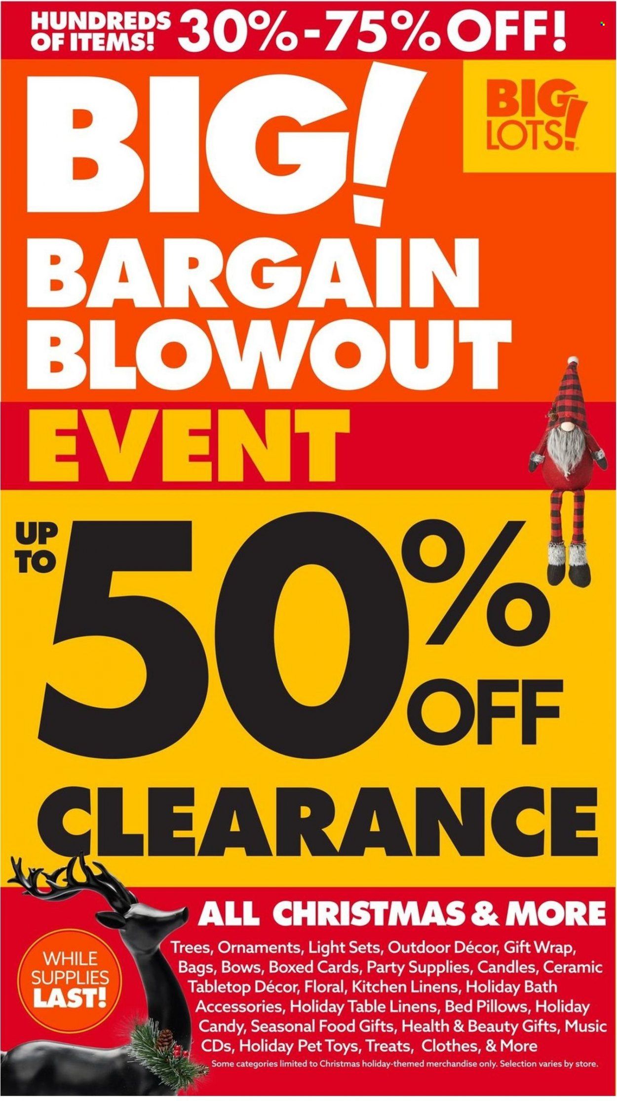 Big Lots Weekly Ad Flyer Specials December 25 to December 30, 2022