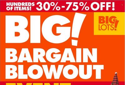 Big Lots Weekly Ad Flyer Specials December 25 to December 30, 2022