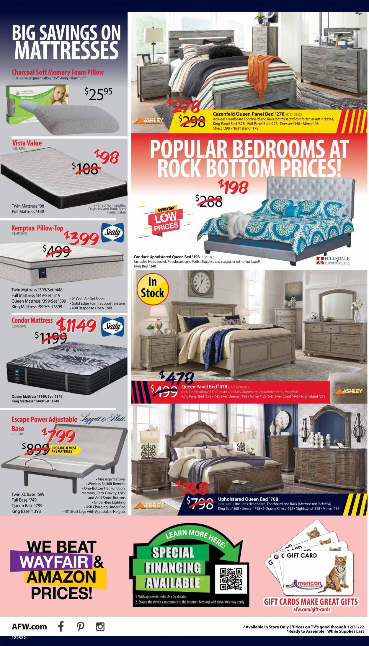 American Furniture Warehouse (AZ, CO, TX) Weekly Ad Flyer Specials December 25 to December 31, 2022