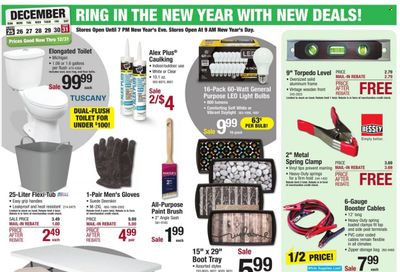 Menards Weekly Ad Flyer Specials December 25 to December 31, 2022