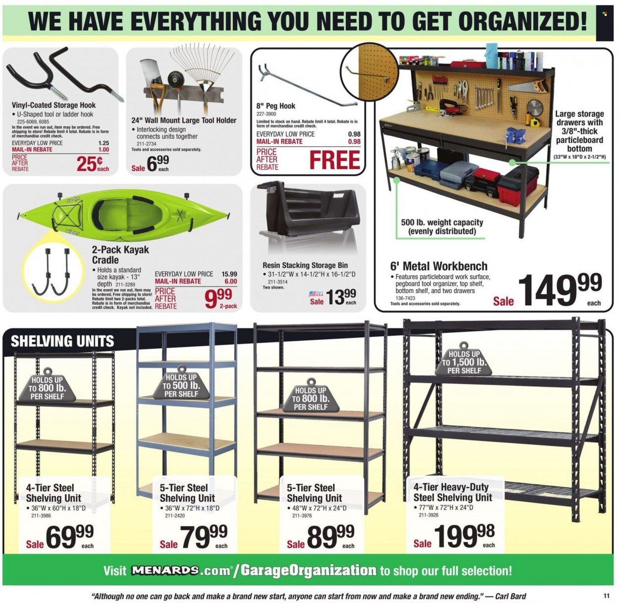 Menards Weekly Ad Flyer Specials December 25 to December 31, 2022