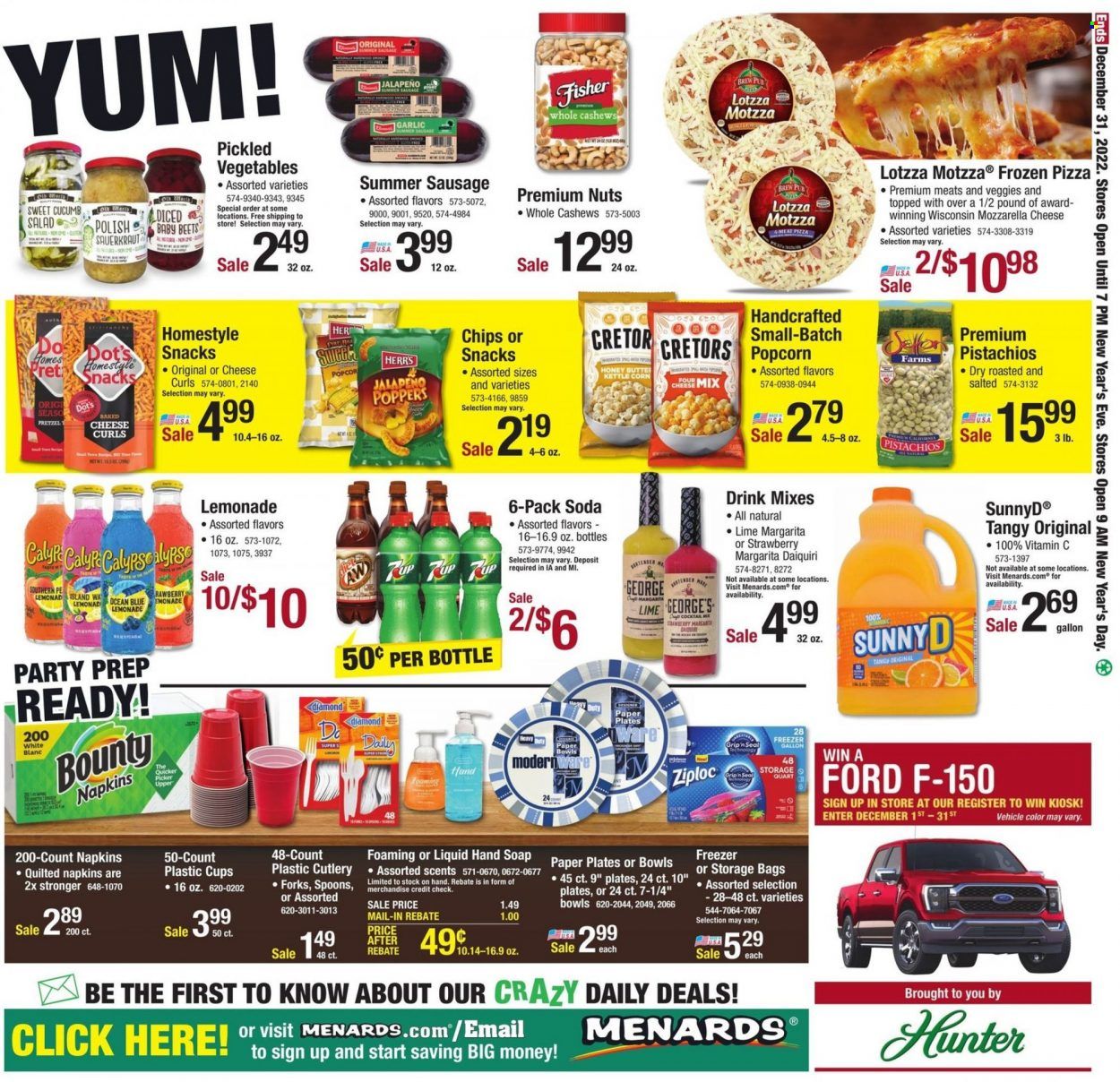 Menards Weekly Ad Flyer Specials December 25 to December 31, 2022