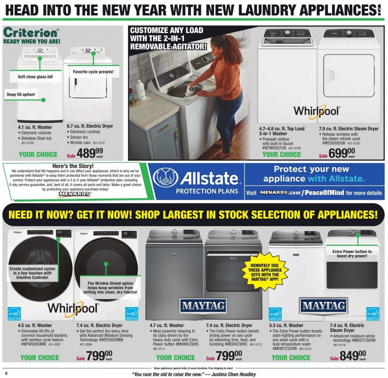 Menards Weekly Ad Flyer Specials December 25 to December 31, 2022