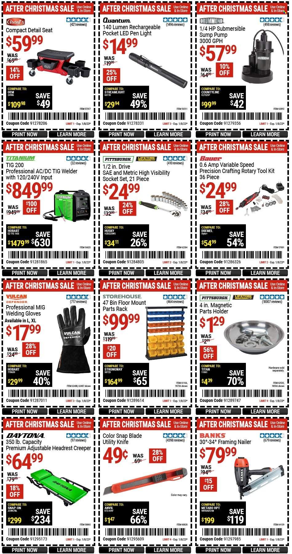 Harbor Freight Weekly Ad Flyer Specials December 27 to January 8, 2023
