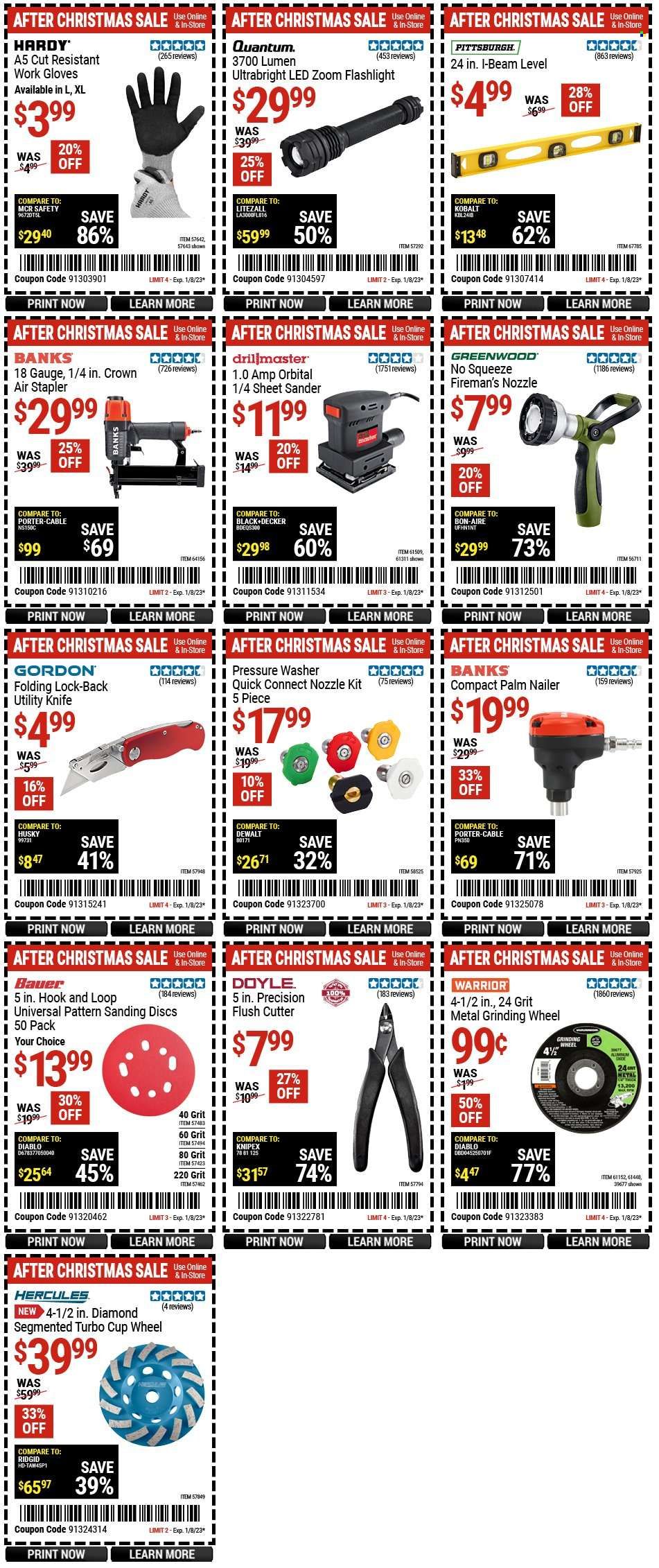 Harbor Freight Weekly Ad Flyer Specials December 27 to January 8, 2023