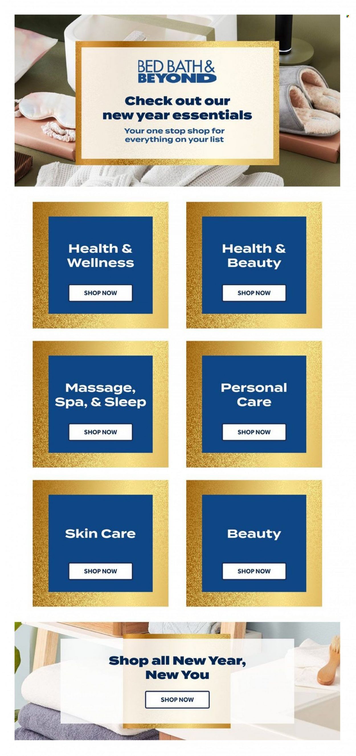 Bed Bath & Beyond Weekly Ad Flyer Specials December 26 to January 31, 2023