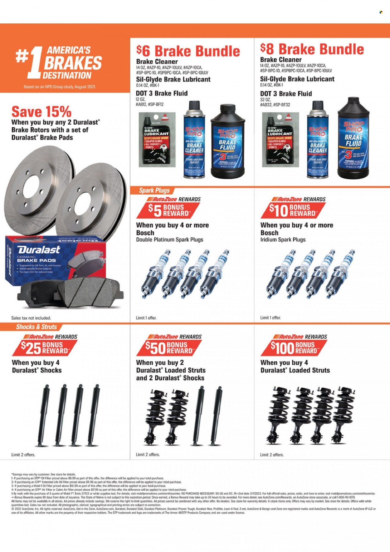 Autozone Weekly Ad Flyer Specials December 27 to February 6, 2023