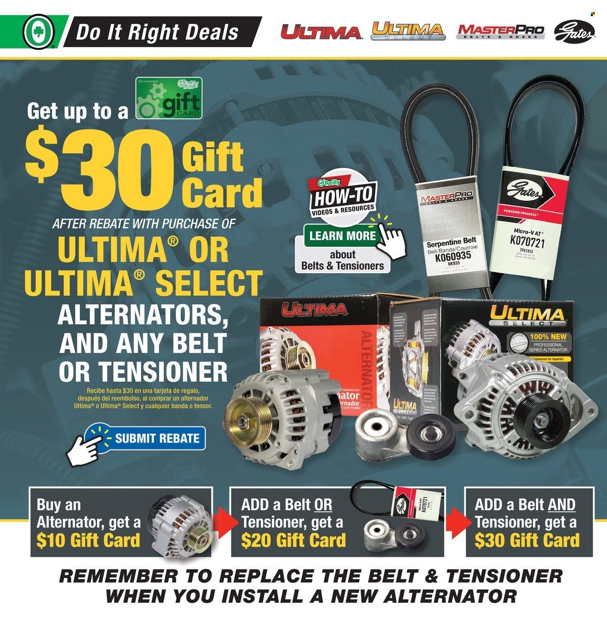 O'Reilly Auto Parts Weekly Ad Flyer Specials December 28 to January 24, 2023