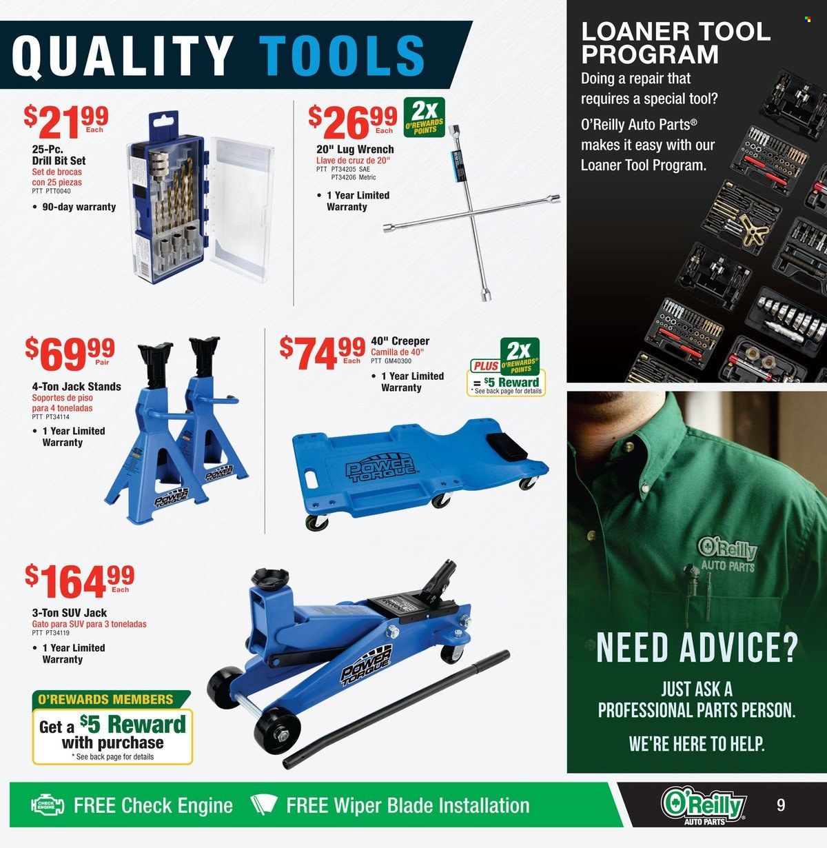 O'Reilly Auto Parts Weekly Ad Flyer Specials December 28 to January 24, 2023