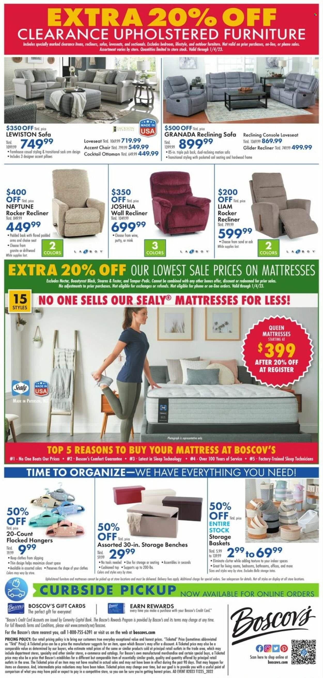 Boscov's (CT, DE, MD, NJ, NY, PA) Weekly Ad Flyer Specials December 26 to January 4, 2023