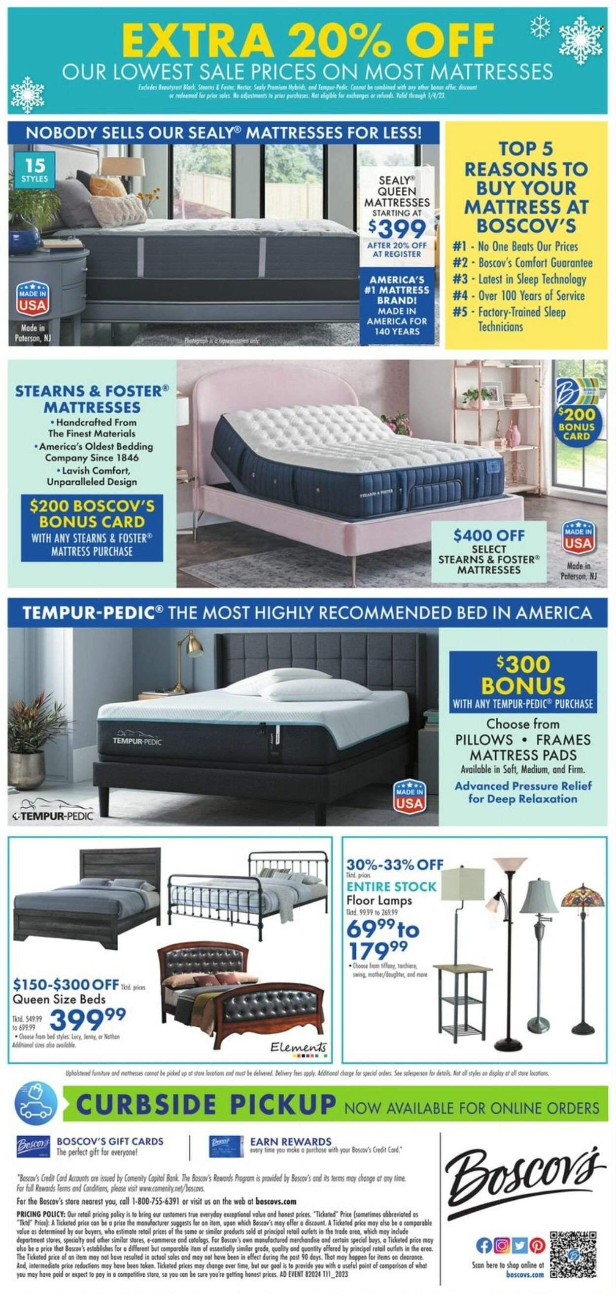 Boscov's (CT, DE, MD, NJ, NY, PA) Weekly Ad Flyer Specials December 29 to January 4, 2023