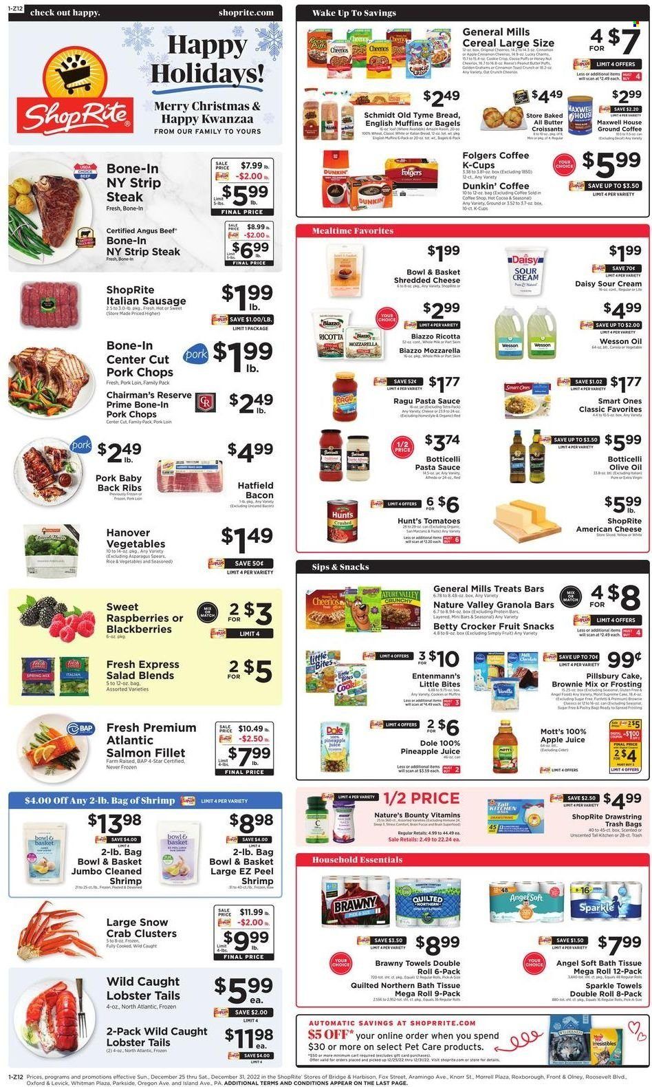 ShopRite (CT, DE, MD, NJ, NY, PA) Weekly Ad Flyer Specials December 25 to December 31, 2022