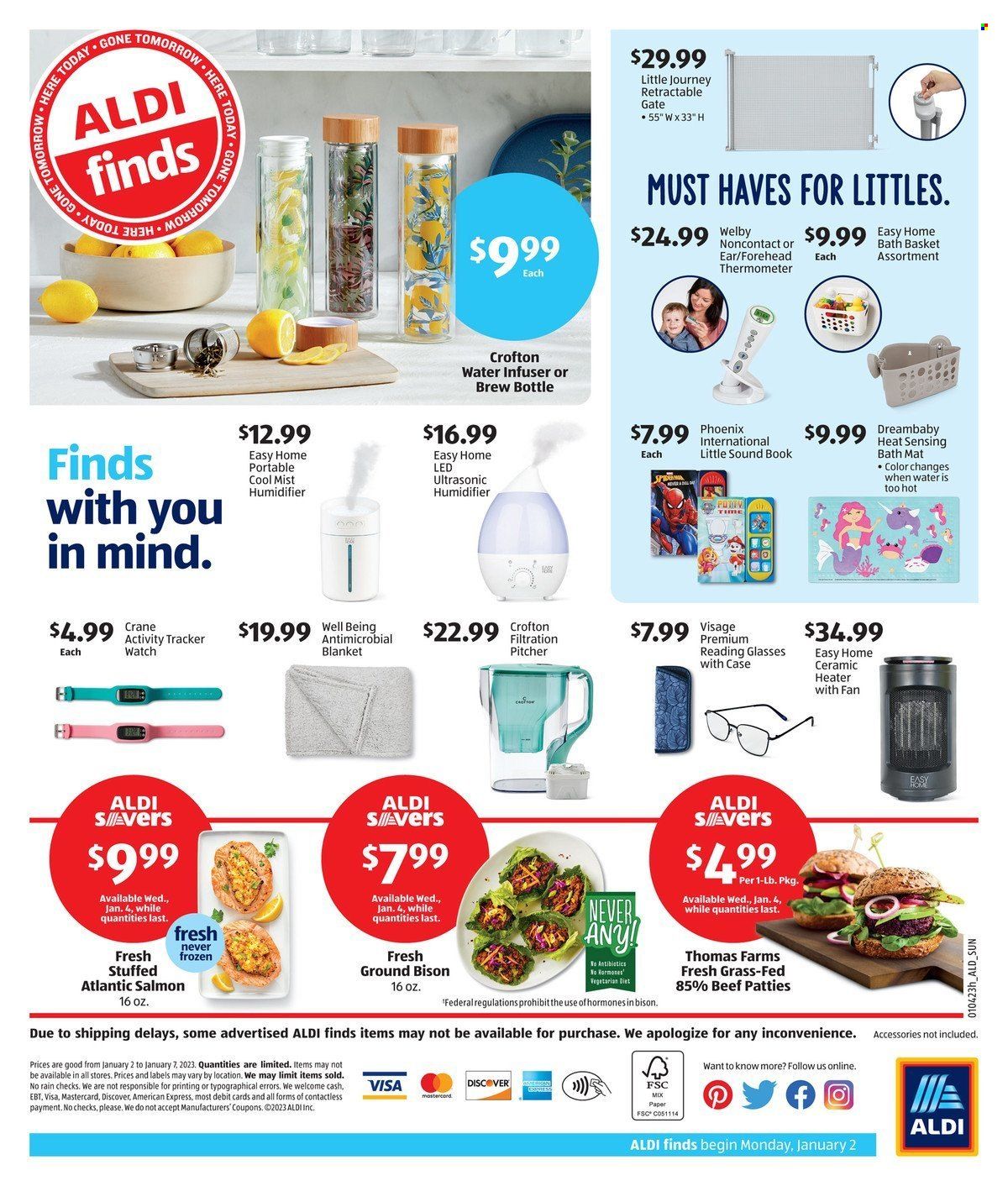 ALDI (MI, MN, NJ, NY, PA, VT) Weekly Ad Flyer Specials January 2 to January 7, 2023