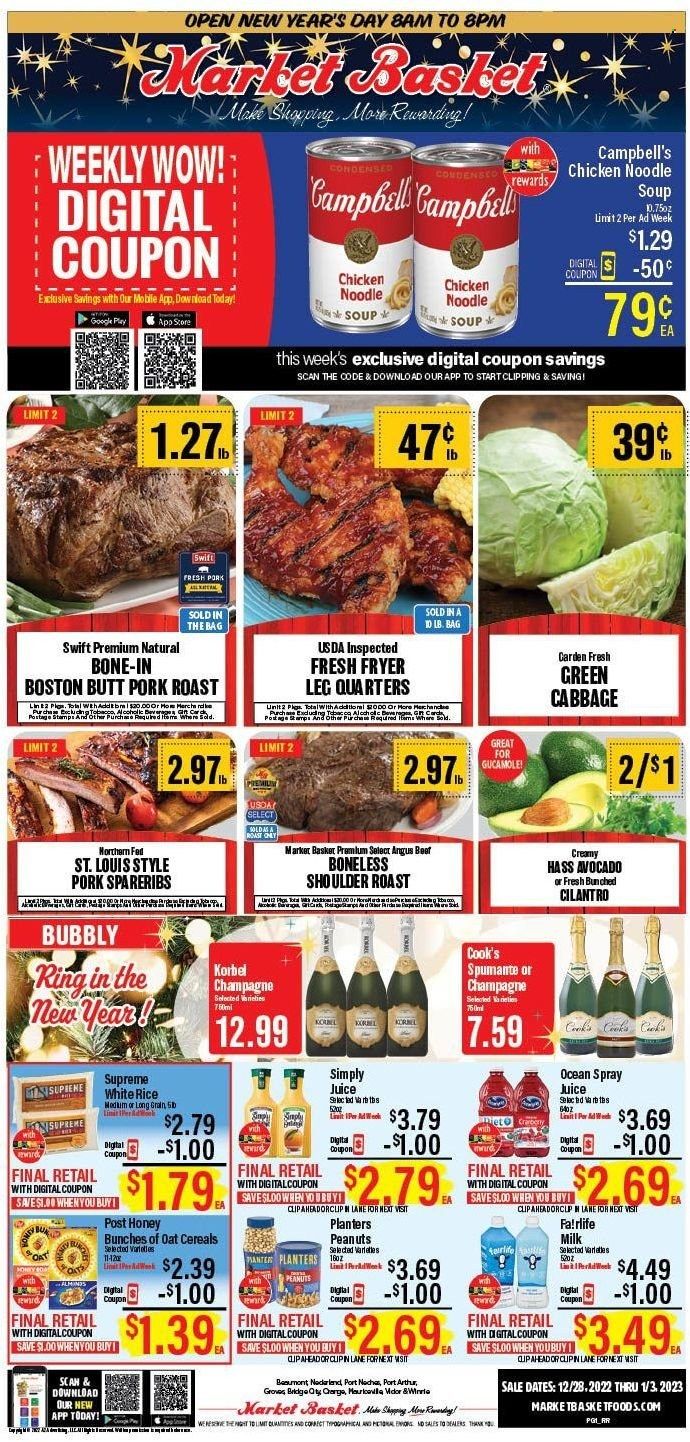 Market Basket (LA, TX) Weekly Ad Flyer Specials December 28 to January 3, 2023