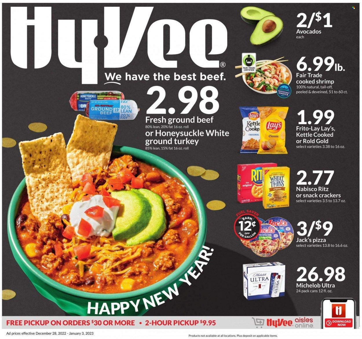 Hy-Vee (IA, IL, MN, MO, SD) Weekly Ad Flyer Specials December 28 to January 3, 2023