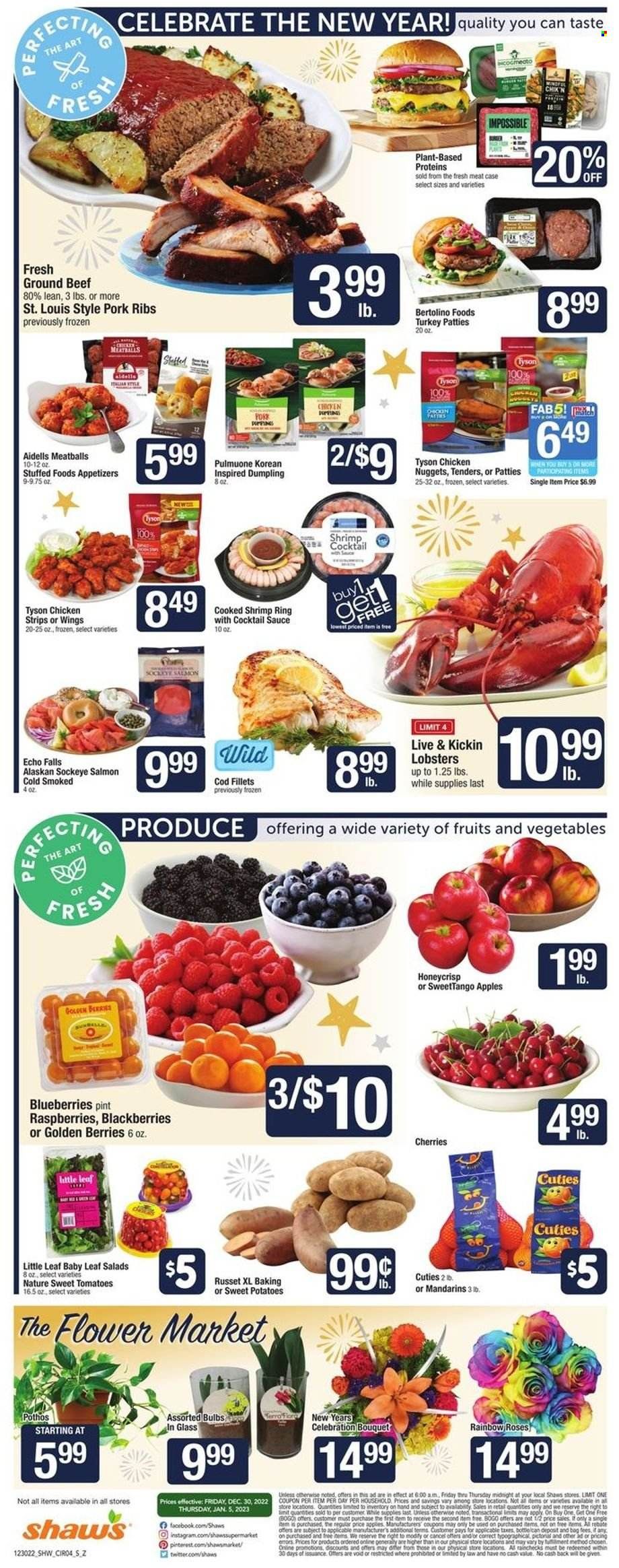 Shaw’s (MA, ME, NH, RI, VT) Weekly Ad Flyer Specials December 30 to January 5, 2023