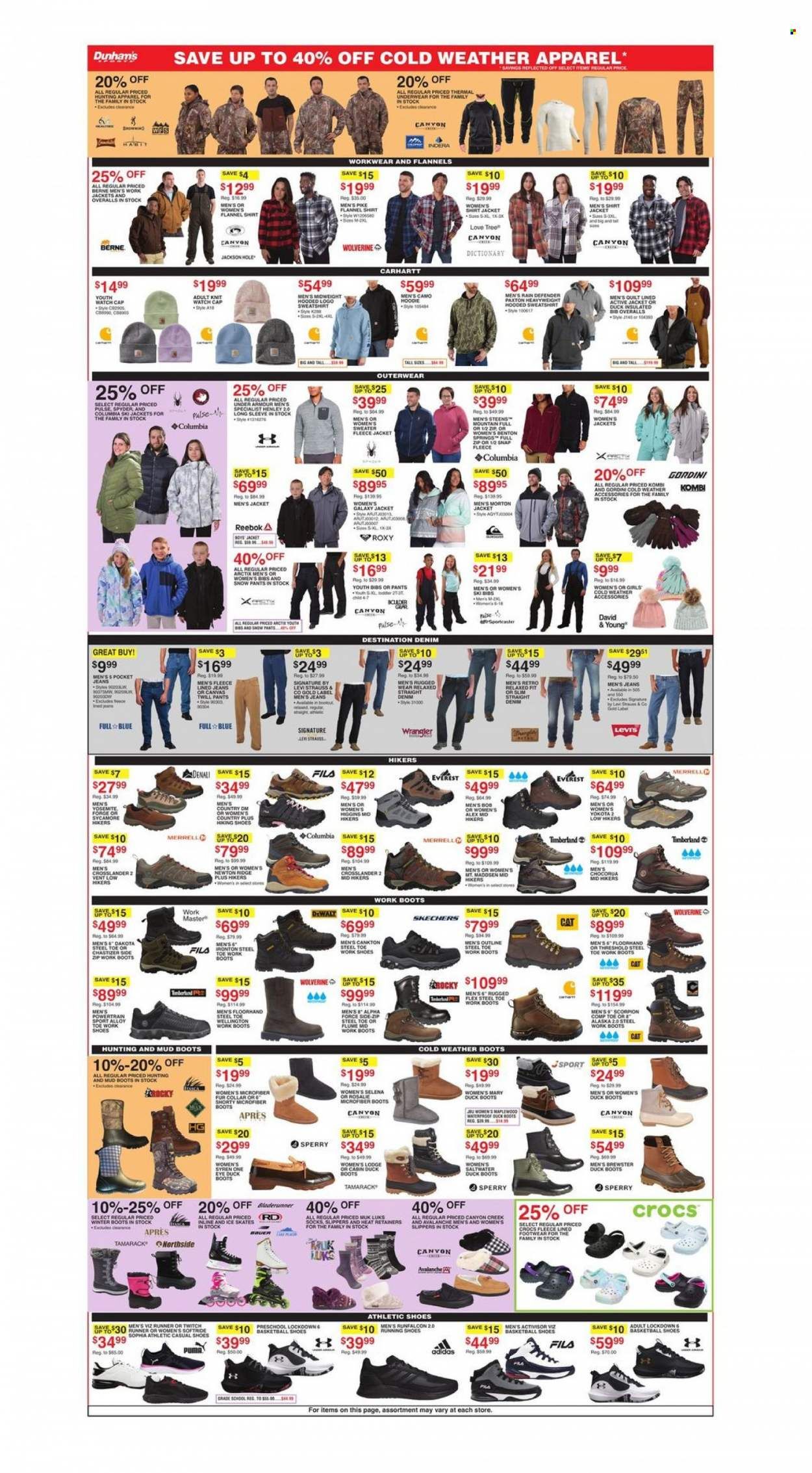 Dunham's Sports (MI) Weekly Ad Flyer Specials December 26 to December 29, 2022