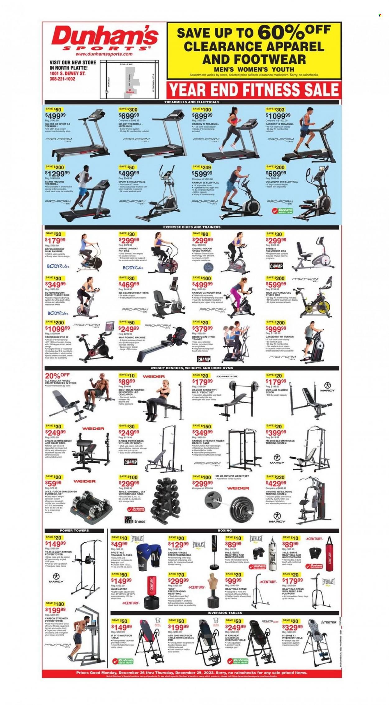 Dunham's Sports (NE) Weekly Ad Flyer Specials December 26 to December 29, 2022