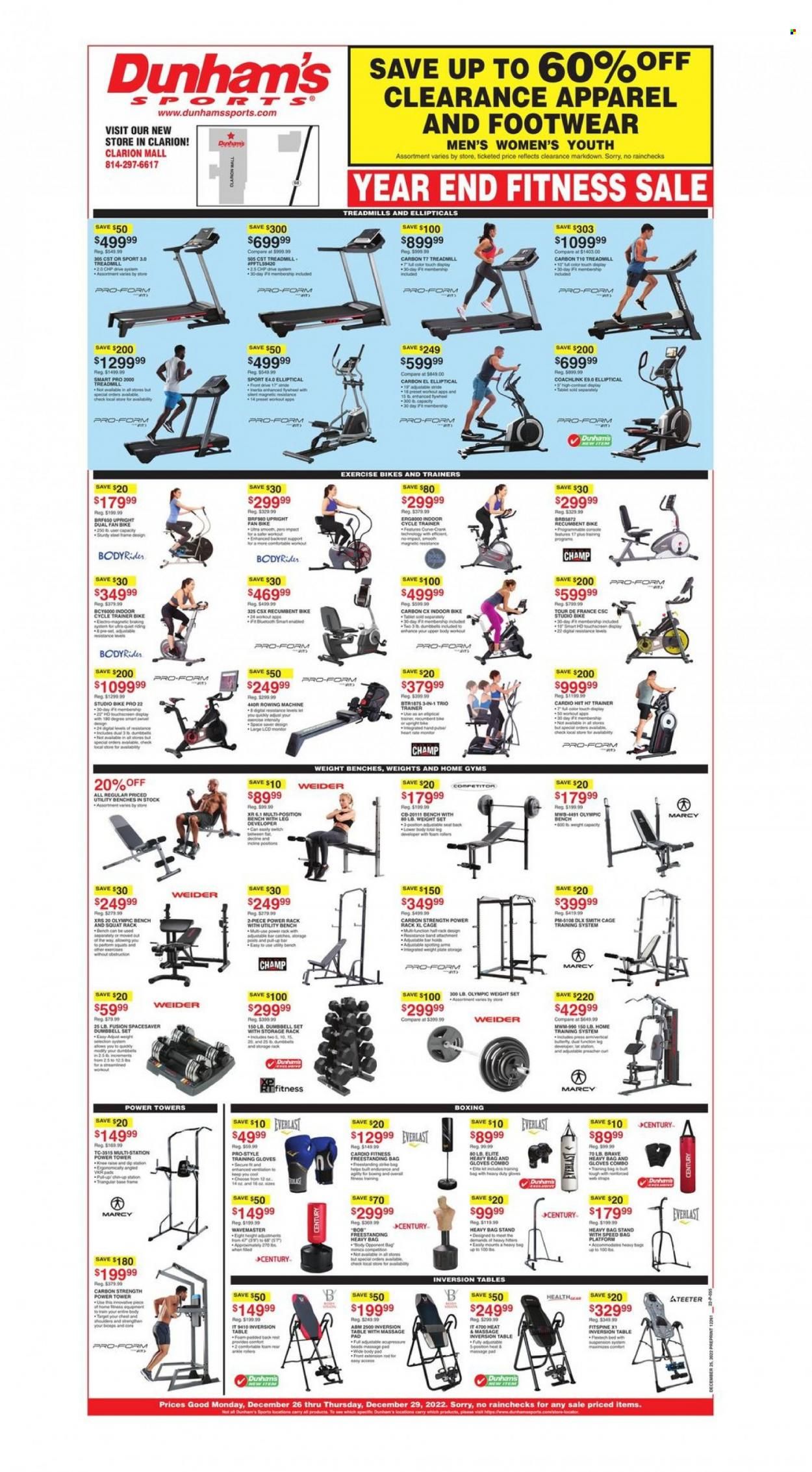 Dunham's Sports (PA) Weekly Ad Flyer Specials December 26 to December 29, 2022