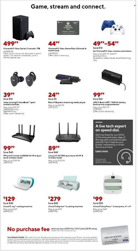 Staples Weekly Ad Flyer Specials December 25 to December 31, 2022