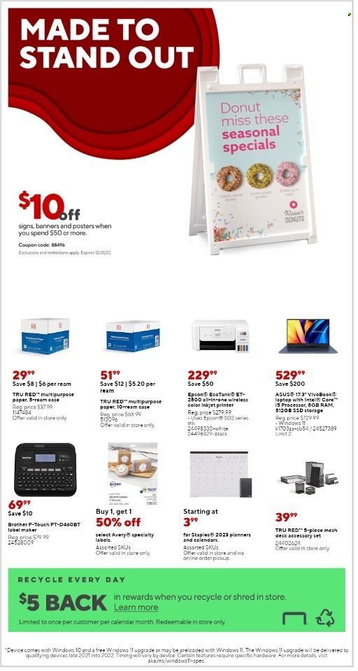 Staples Weekly Ad Flyer Specials December 25 to December 31, 2022