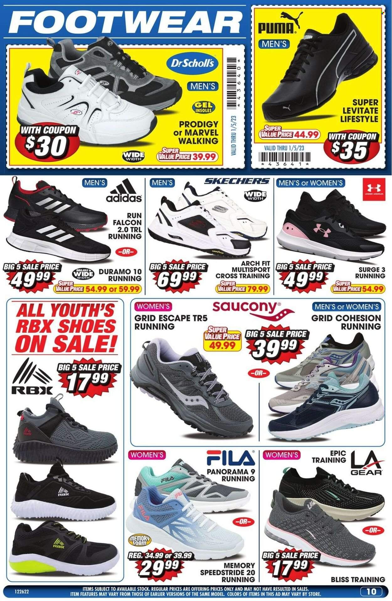Big 5 (AZ, CA, CO, ID, NM, OR, UT, WA) Weekly Ad Flyer Specials December 26 to January 5, 2023