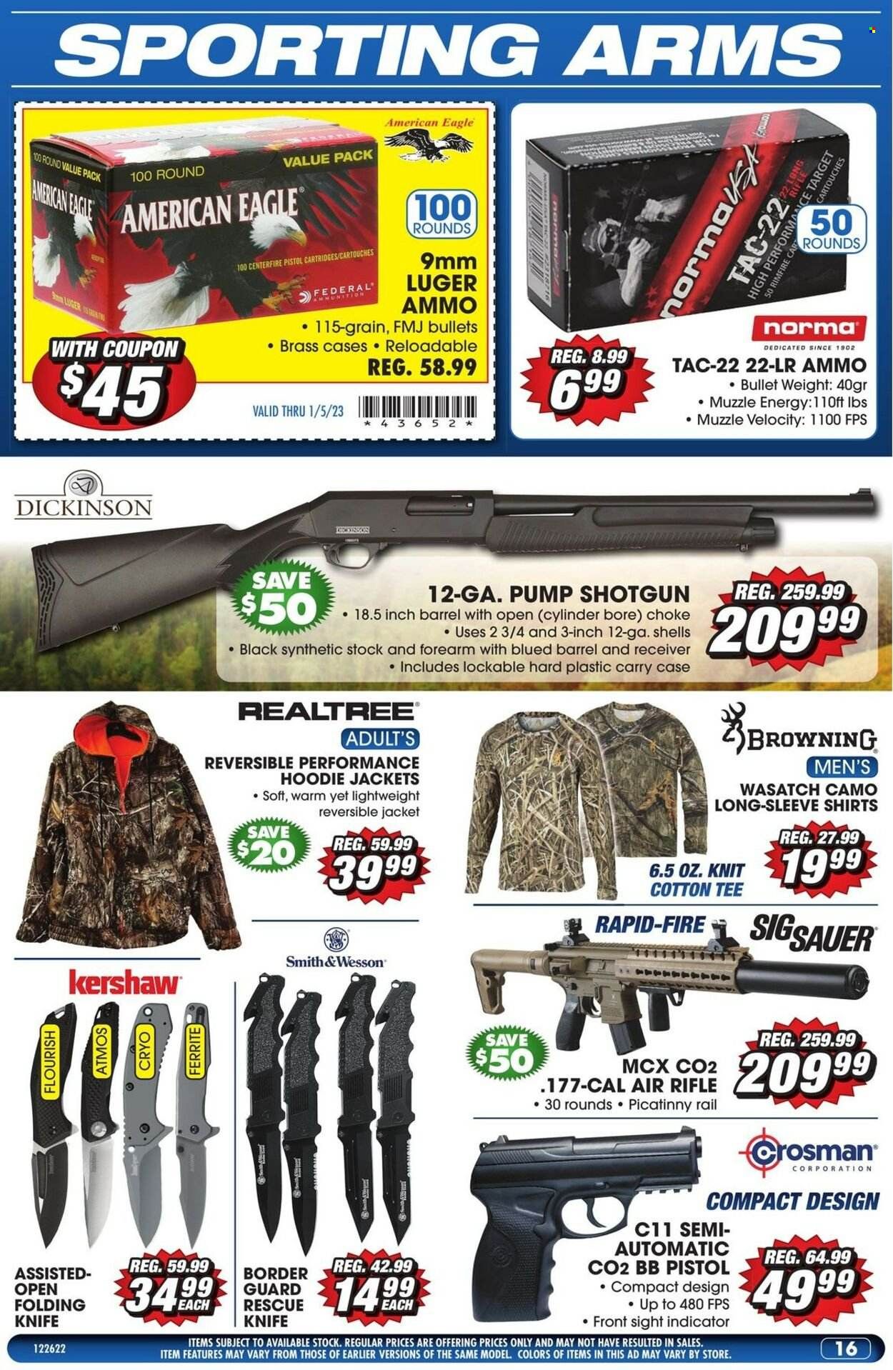Big 5 (AZ, CA, CO, ID, NM, OR, UT, WA) Weekly Ad Flyer Specials December 26 to January 5, 2023
