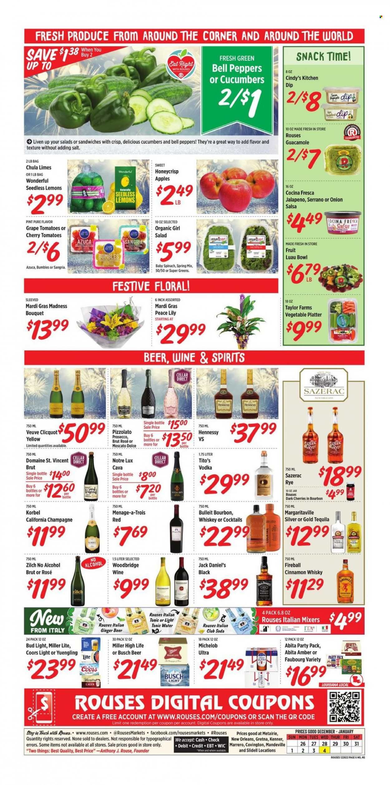 Rouses Markets (LA) Weekly Ad Flyer Specials December 26 to January 4, 2023