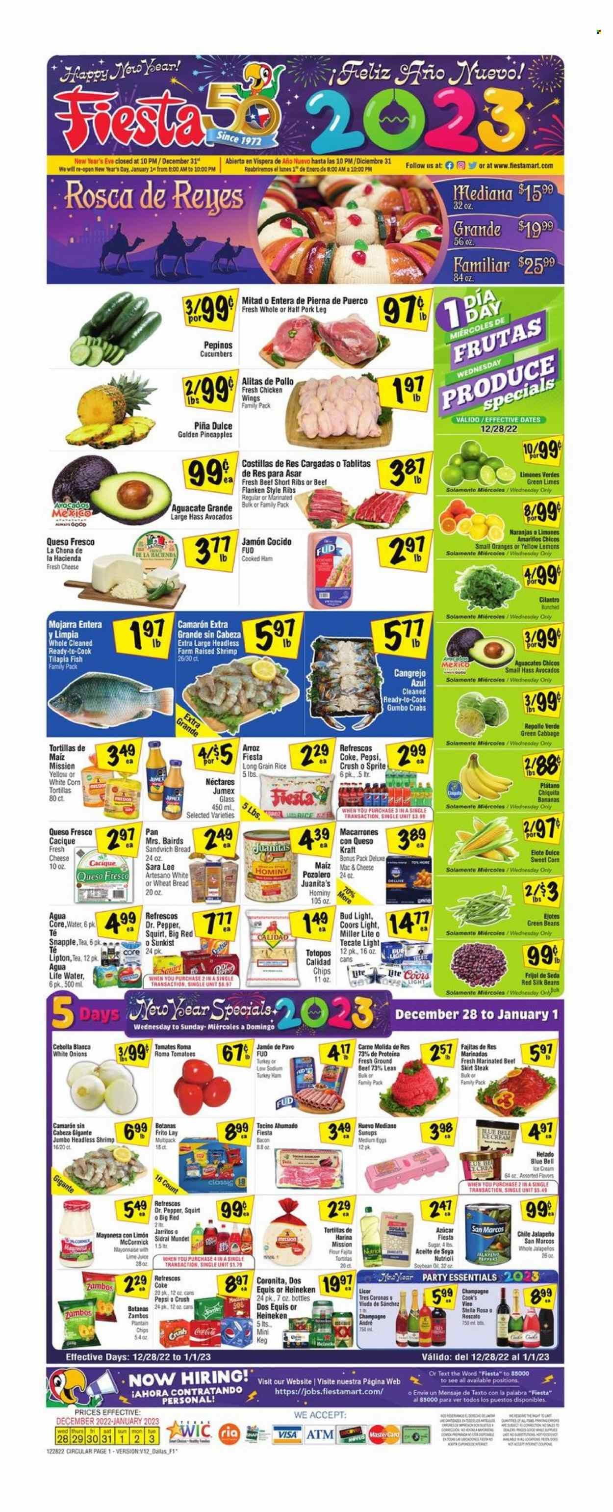 Fiesta Mart (TX) Weekly Ad Flyer Specials December 28 to January 3, 2023