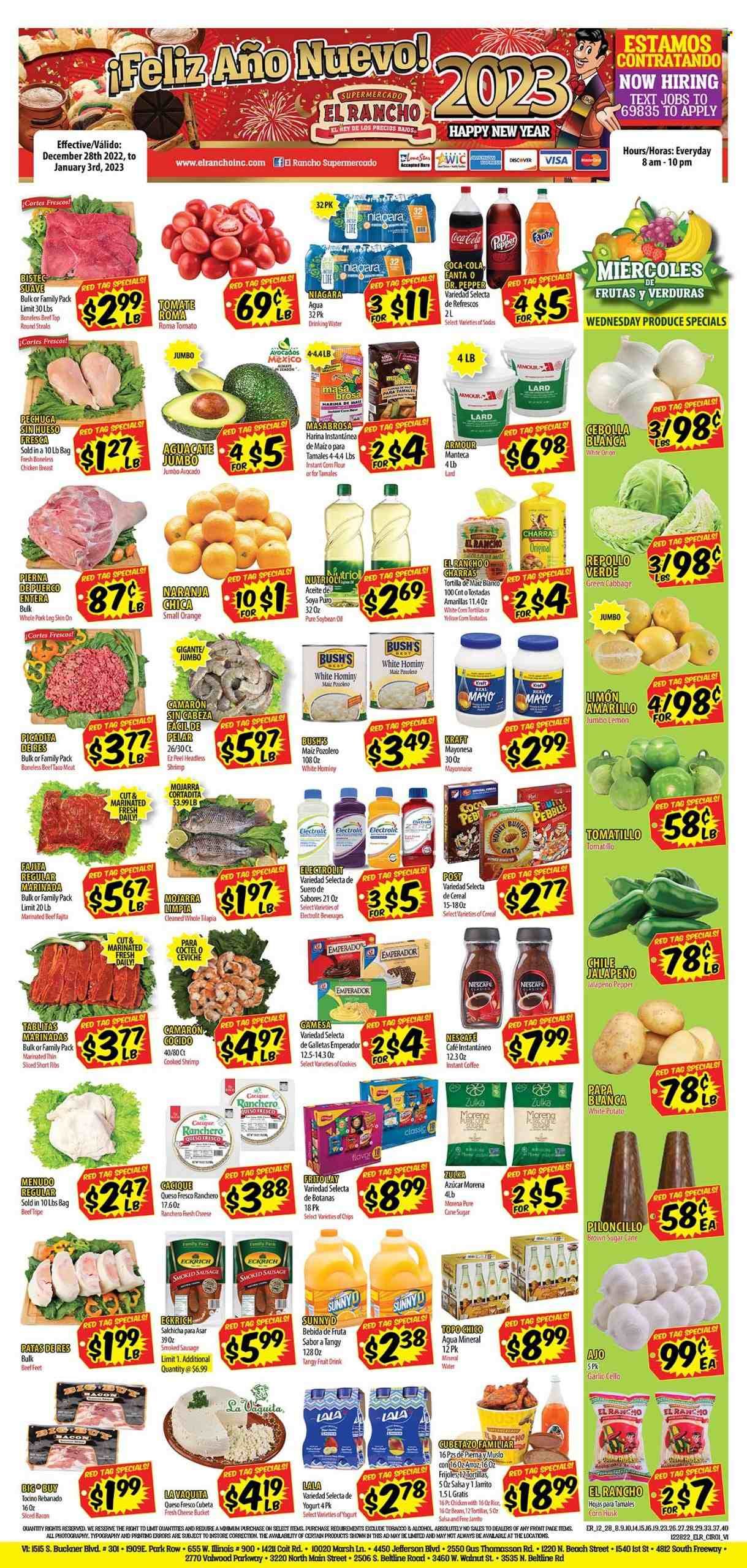 El Rancho (TX) Weekly Ad Flyer Specials December 28 to January 3, 2023
