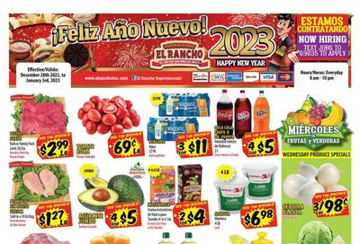 El Rancho (TX) Weekly Ad Flyer Specials December 28 to January 3, 2023