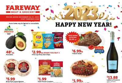 Fareway (IA) Weekly Ad Flyer Specials December 26 to December 31, 2022