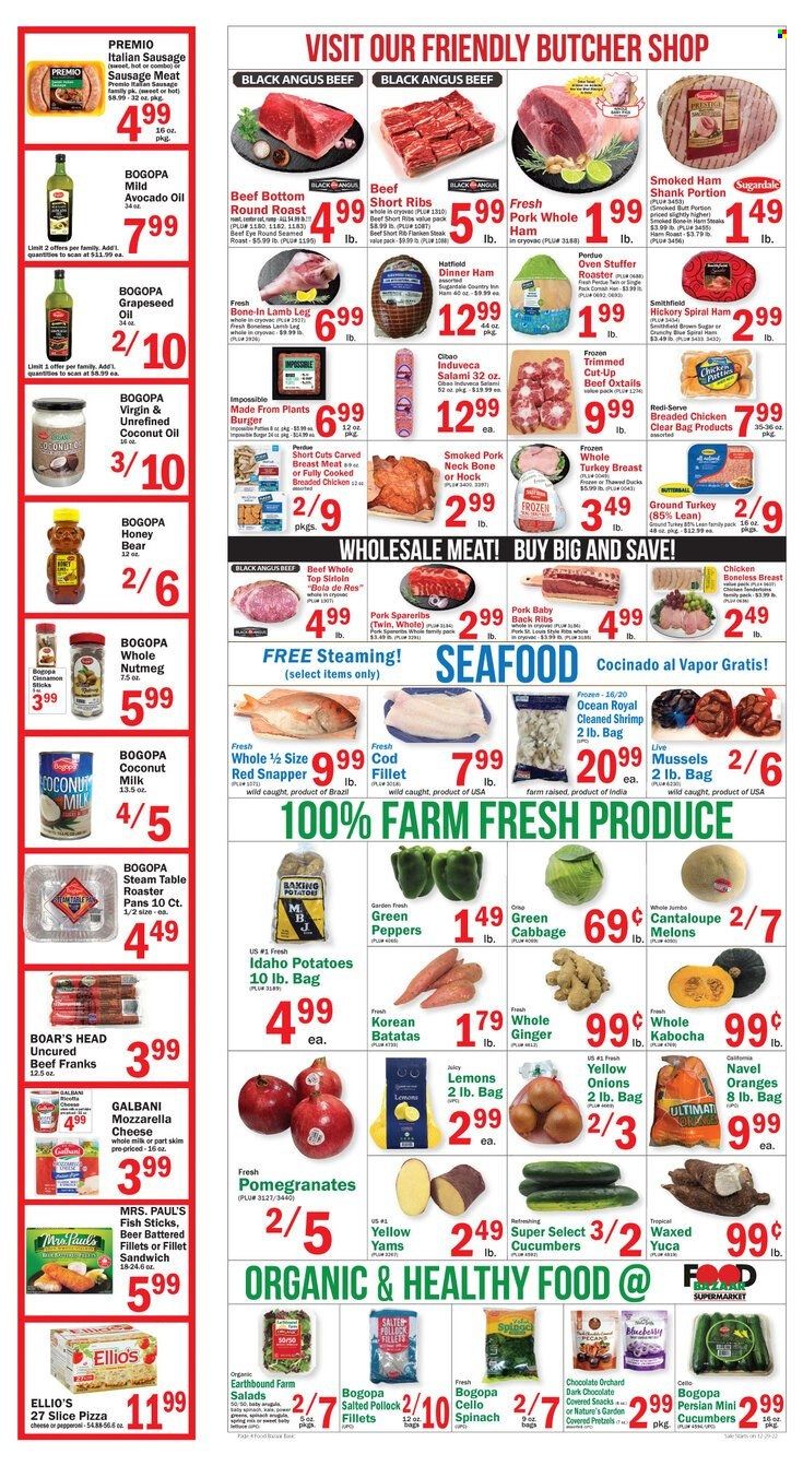Food Bazaar (CT, NJ, NY) Weekly Ad Flyer Specials December 29 to January 4, 2023