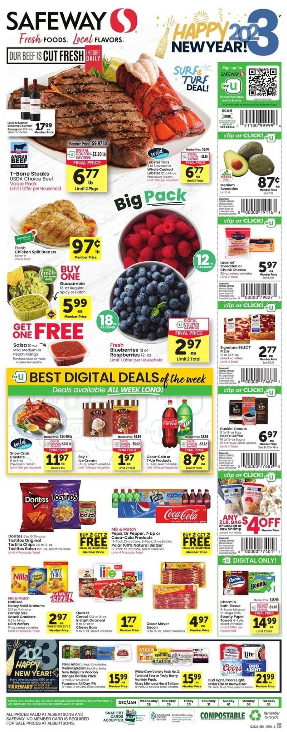Safeway (SD) Weekly Ad Flyer Specials December 28 to January 3, 2023