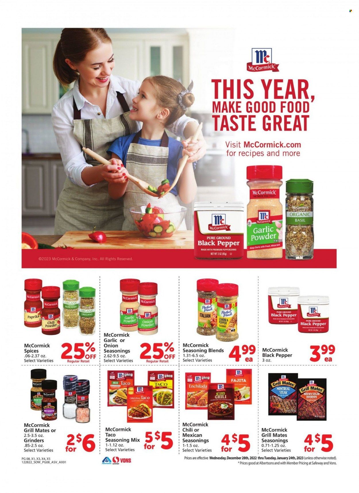 Safeway (AZ, CO, ID, MT, NE, NM) Weekly Ad Flyer Specials December 28 to January 24, 2023