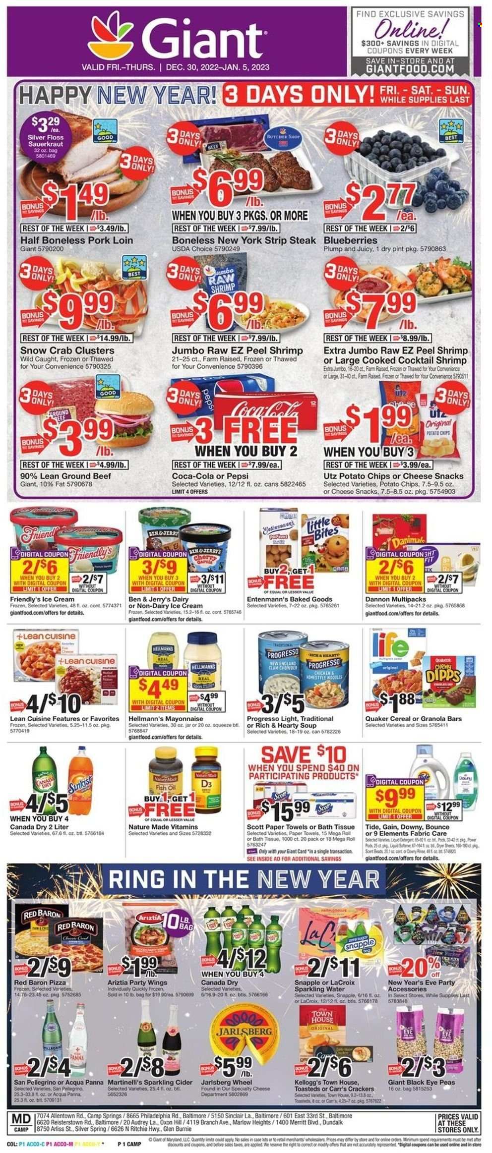 Giant Food (DE, MD, VA) Weekly Ad Flyer Specials December 30 to January 5, 2023