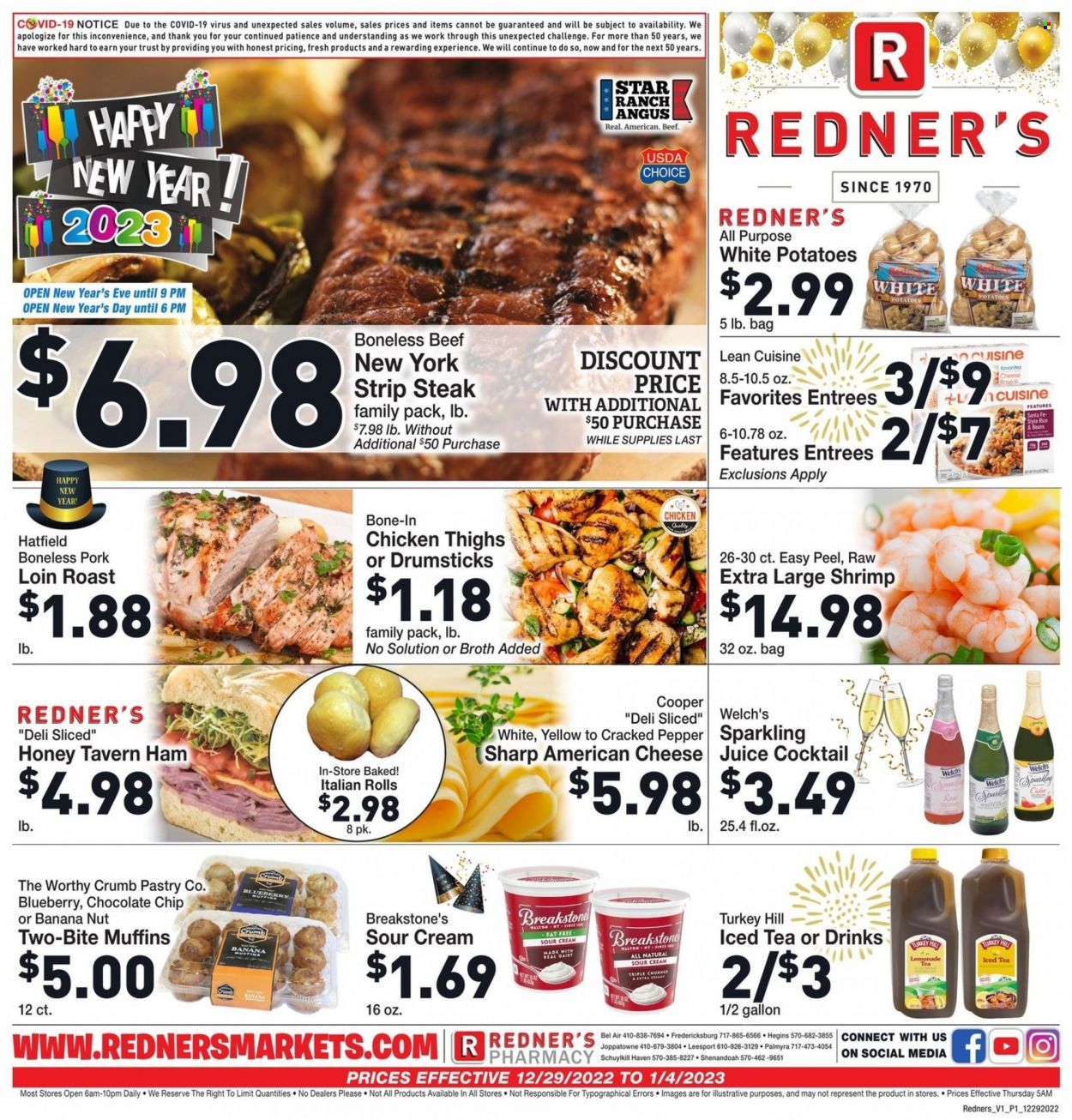 Redner's Markets (DE, MD, PA) Weekly Ad Flyer Specials December 29 to January 4, 2023