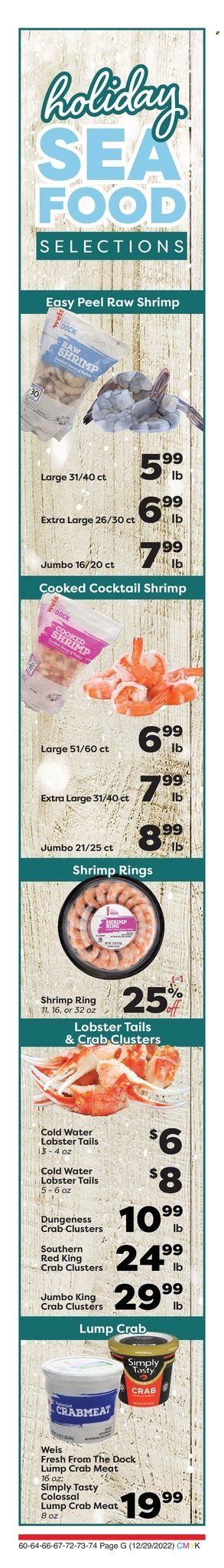 Weis (MD, NY, PA) Weekly Ad Flyer Specials December 29 to January 4, 2023